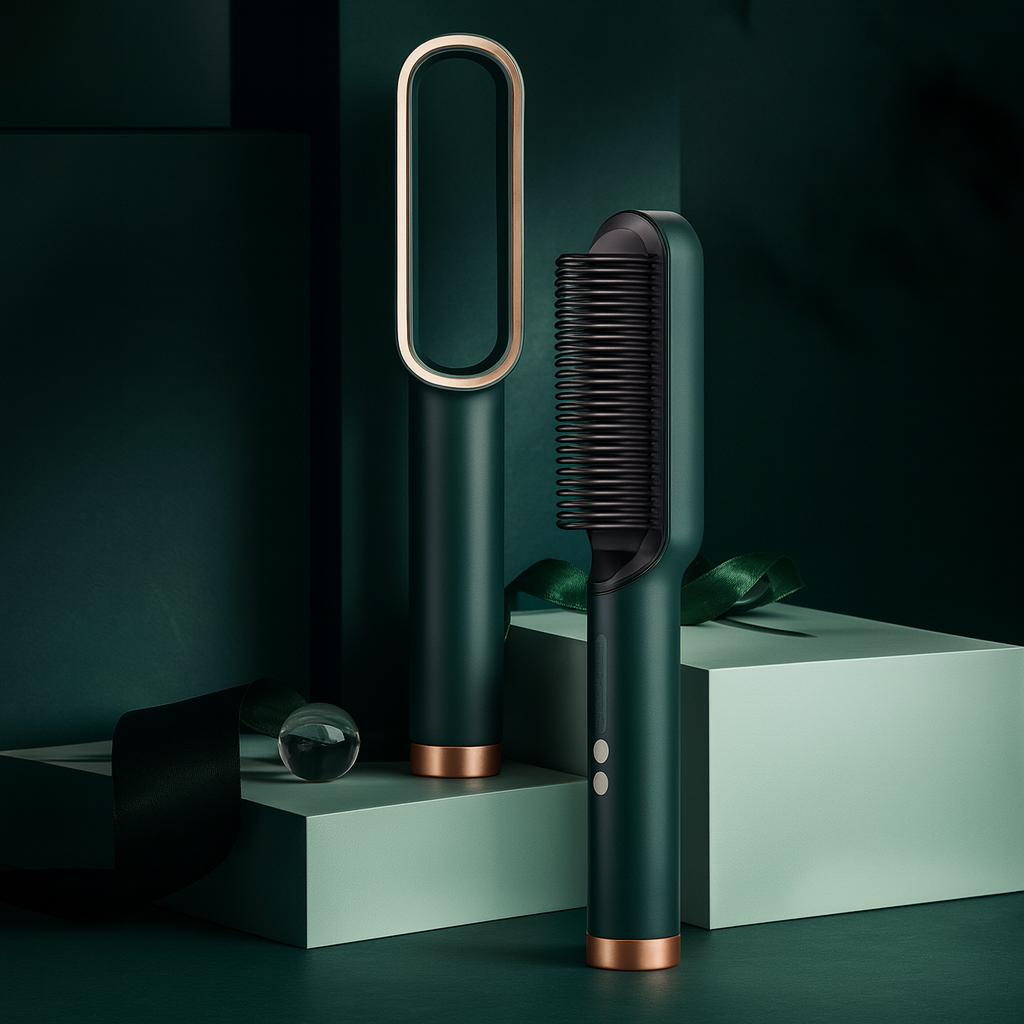 Electric Hair Straightener Comb Brush